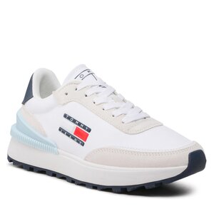 Sneakersy Tommy Jeans - Wmn Tech Runner EN0EN02028 Ecru YBL.
