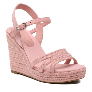 Espadrilky Tommy Hilfiger - Essential Wedge Sandal FW0FW07159 Soothing Pink TQS.