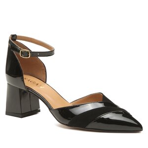 Poltopánky Sagan - 4727 Czarny Lakier Welur 249.