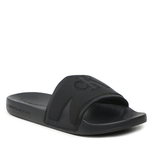 Šľapky Calvin Klein Jeans - Slide High/Low Frequency Wn YW0YW00999 Black BDS.