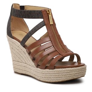 Espadrilky MICHAEL Michael Kors - Bradley Wedge 40S3BYMS2B Brn/Luggage.