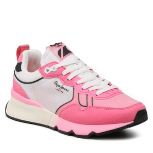 Sneakersy Pepe Jeans - Brit Pro Neon W PLS31460 Neon Pink 335.