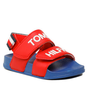 Sandále Tommy Hilfiger - Logo Velcro Sandal T1B2-32927-1172 M Red 300.