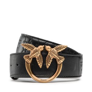 Dámsky opasok PINKO - Love Puff Birds H4 Belt AI 22-23 PLT01 1H213J A083 Black Z99Q.