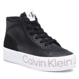 Sneakersy Calvin Klein Jeans - Vulc Flatf Mid Wrap Around Logo YW0YW00865 Black BDS.