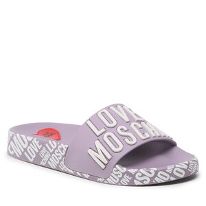 Šľapky LOVE MOSCHINO - JA28112G1GI17651 Lilla/Logo Bianco.