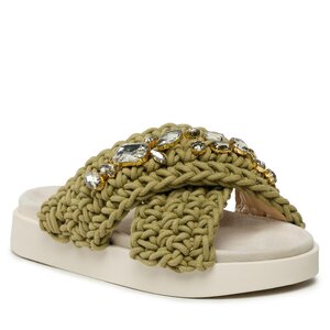 Šľapky Inuikii - Woven Stones 70104-106 Kaki.