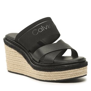 Espadrilky Calvin Klein - Wedge 50Hh HW0HW01498 Ck Black BEH.