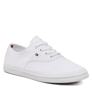 Tenisky Tommy Hilfiger - Essential Kesha Lace Sneaker FW0FW06955 White YBS.