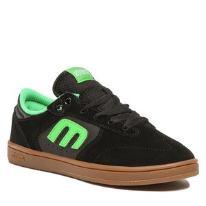 Sneakersy Etnies - Kids Windrow 4301000146 Black/Green/Gum 990.