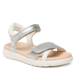 Sandále Geox - J Sandal Soleima Gir J35GSA0NFBCC0434 M Silver/White.