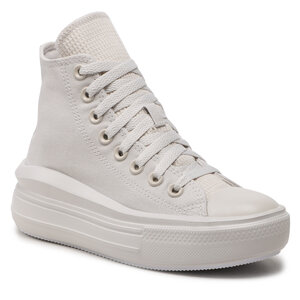 Plátenky Converse - Ctas Move Hi A04185C Pale Putty/White.