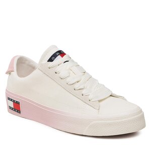 Tenisky Tommy Jeans - Vulc Flatform Canvas EN0EN02096 Misty Pink TH2.