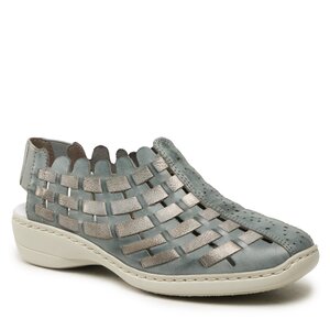 Sandále Rieker - 413V8-12 Blau.