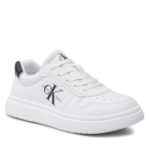 Sneakersy Calvin Klein Jeans - Low Cut Lace-Up Sneaker V3X9-80553-1355 M White 100.