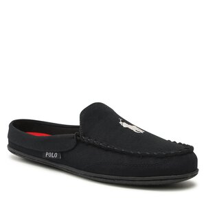 Papuče Polo Ralph Lauren - Collins Mule RF104144 Black Pique/Red/White.