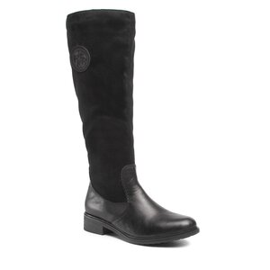 Čižmy Rieker - Z5372-00 Schwarz.