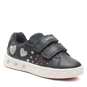 Sneakersy Geox - J Skylin Girl J358WA054ASC0673 M Navy/Silver.