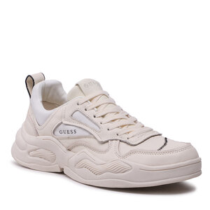 Sneakersy Guess - Bassano FM5BSN LEA12 IVORY.