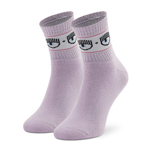 Vysoké dámske ponožky Chiara Ferragni - 73SB0J21 Violet Tulle 303.