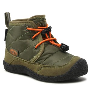 Šnurovacia obuv Keen - Howser II Chukka Wp 1025518 Capulet Olive/Russet Orange.