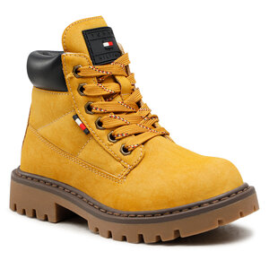 Outdoorová obuv Tommy Hilfiger - Lace-Up Bootie T3B5-32534-1467 M Ocher/Blue A255.