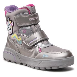 Snehule Geox - J Sveggen G.B Abx A J268AA 0FUNF C1A8N DD Dk Silver/Fuchsia.