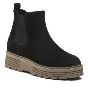 Členková obuv Caprice - 9-25403-29 Black Suede 004.