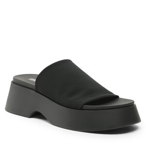Šľapky Steve Madden - Throw back SM11002450-001 Black.