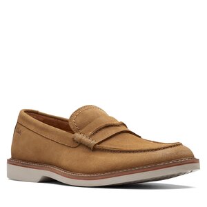 Poltopánky Clarks - Atticus LTSlip 26172440 Dark Sand Suede.