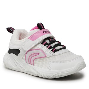 Sneakersy Geox - J Sprintye Girl J25FWC01454C0563 M White/Fuchsia.