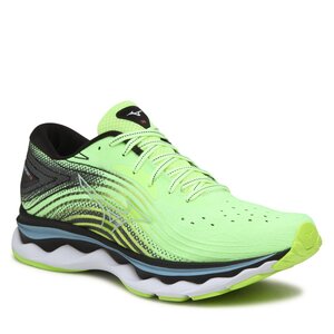 Topánky Mizuno - Wave Sky 6 J1GC220205 Neo Lime/Skywriting/Black.
