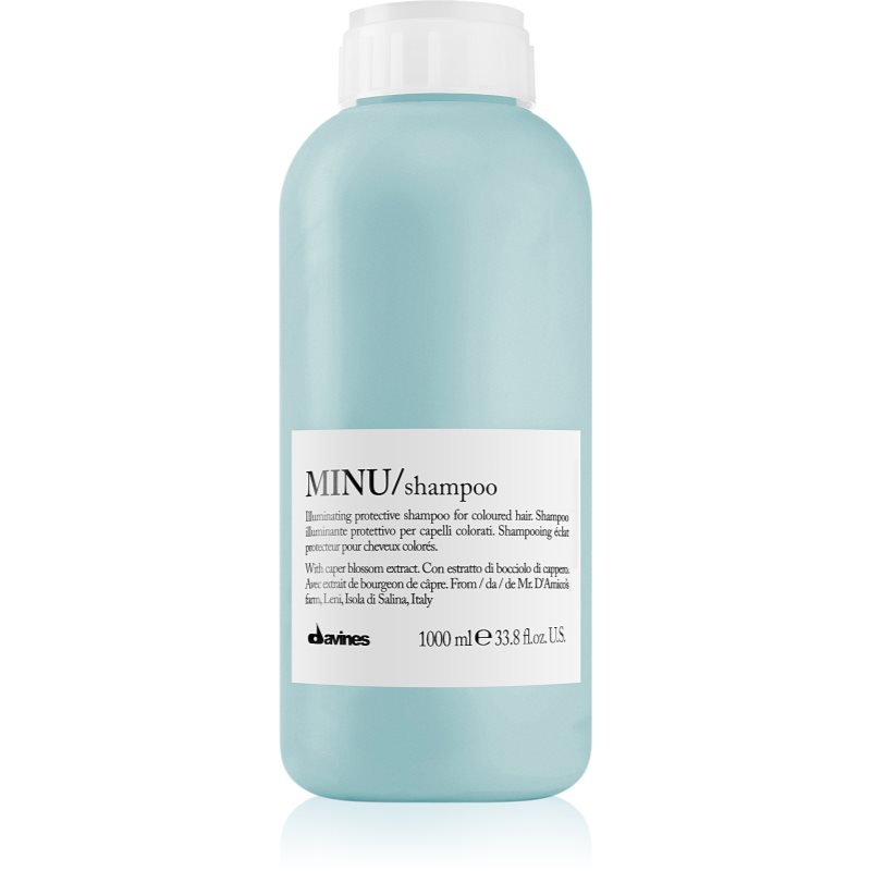 Davines Essential Haircare MINU Shampoo ochranný šampón pre farbené vlasy 1000 ml.