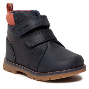 Šnurovacia obuv Clarks - Heath Strap T 261692667 Navy.