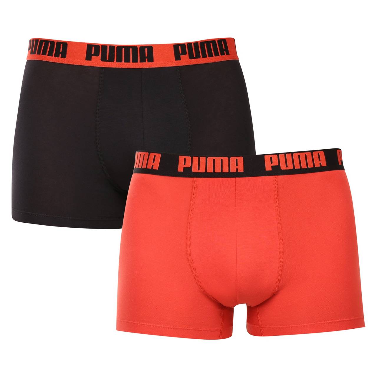 2PACK pánske boxerky Puma viacfarebné (701226387 031) L, trenky.
Užite si dokonalú kombináciu pohodlia a moderného štýlu s pánskymi boxerkami Puma.
Kvalitný materiál, ktorý vás nesklame
Boxerky sú vyrobené z prvotriednej bavlnenej zmesi s prímesou elastanu, ktorá zaručuje ich mäkkosť, priedušnosť a pružnosť.
Moderný dizajn a presný strih na každodenné nosenie
Nadčasové farebné prevedenie si nájde miesto v šatníku každého štýlového muža.
Prečo si kúpiť boxerky Puma

Štýlový a moderný dizajn: Minimalistický vzhľad s pohodlným elastickým pásom dodáva boxerkám elegantný štýl vhodný pre každého muža.
Kvalitný materiál: Zmes bavlny a elastanu poskytuje mäkkosť, priedušnosť a odolnosť, takže boxerky sa dokonale prispôsobia vášmu telu a dlho vydržia.
Presný strih a dokonalá podpora: Dlhšie nohavice poskytujú dostatočné krytie a zabraňujú odieraniu stehien.

Spodná bielizeň Puma sa hodí nielen športovcom
Značka Puma je známa po celom svete vďaka svojmu oblečeniu a spodnej bielizni, ktorú nosia slávni športovci.
Ako sa starať o boxerky Puma
Aby vám nové boxerky dlho vydržali, odporúčame dodržiavať tieto pokyny.

Pranie: Odporúčame prať pri maximálnej teplote 40 °C, aby sa zachovala kvalita materiálu.
Žehlenie: Nežehlite, aby ste nepoškodili elastické vlákna.
Sušenie: Neodporúča sa používať sušičku, aby boxerky nestratili svoju pružnosť a tvar.

Tip: Hľadanie obľúbenej spodnej bielizne môže byť beh na dlhé trate, preto chceme, aby vám obľúbené kúsky dlho vydržali.