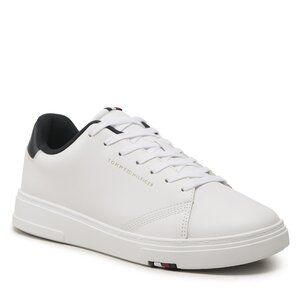 Sneakersy Tommy Hilfiger - Elevated Rbw Cupsole Leather FM0FM04487 White YBS.
