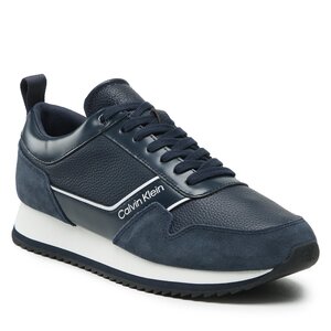 Sneakersy Calvin Klein - Low Top Lace Up Lth HM0HM01017 Ck Navy DW4.