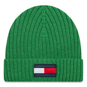 Čiapka Tommy Hilfiger - Big Flag AU0AU01525 Green L30.