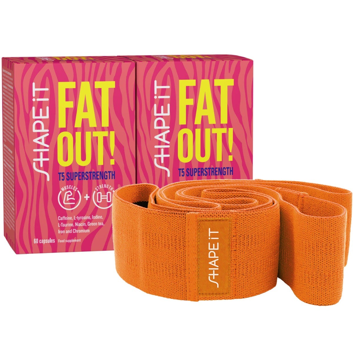 Fat OUT T5 Superstrength 2-Pack + Exercise Band.