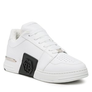 Sneakersy PHILIPP PLEIN - Super Street Lo-Top Sneakers Hexagon SACS USC0459 PLE025N White 01.