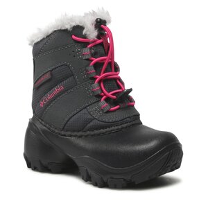 Snehule Columbia - Childrens Rope Tow III Waterproof BC1323 Dark Grey/Haute Pink 089.