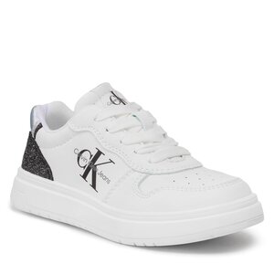 Sneakersy Calvin Klein Jeans - Low Cut Lace-Up Sneaker V3A9-80471-1439 White/Black X002.