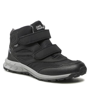 Trekingová obuv Jack Wolfskin - Woodland Texapore Mid Vc K4052591 Black/Grey.