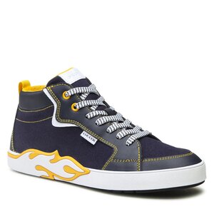Sneakersy Geox - J Alphabeet Boy J35HLF01054C0657 D Navy/Yellow.