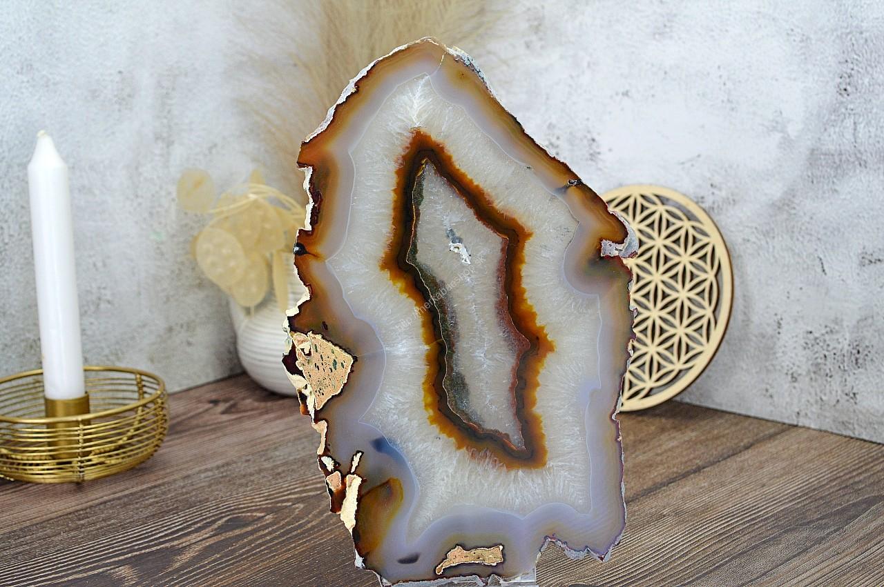 ACHÁT plát CRAZY LACE 24,5 cm #4 - Sebavedomie, Kreativita, Uvoľnenie Emócií, Rovnováha Jin a Jang Afirmácia: Každé ráno sa prebúdzam a cítim sa šťastný a sebaistý. 

Achát Crazy lace vytvára duchovné pole, ktoré vás chráni pred negatívnou energiou.