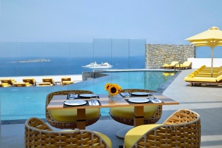 Grécko Mykonos Myconian Korali Relais And Chateaux 15 dňový pobyt Polpenzia Letecky Letisko: Viedeň September 2026 (14/09/26-28/09/26)