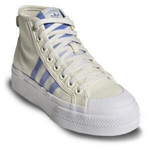 Topánky adidas - Nizza Platform Mid Shoes FZ6189 Biela.