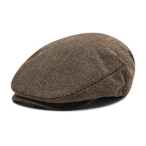 Baret so šiltom Brixton - Hooligan Snap 10771 Brown/Khaki.