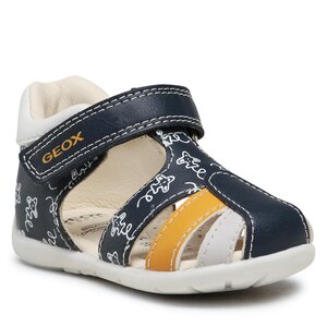 Sandále Geox - B Elthan Boy B021PC000BCCF42Q Navy/Ochre.