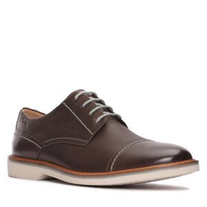 Poltopánky Clarks - Atticus LT Cap 26171594 Dark Brown Lea.